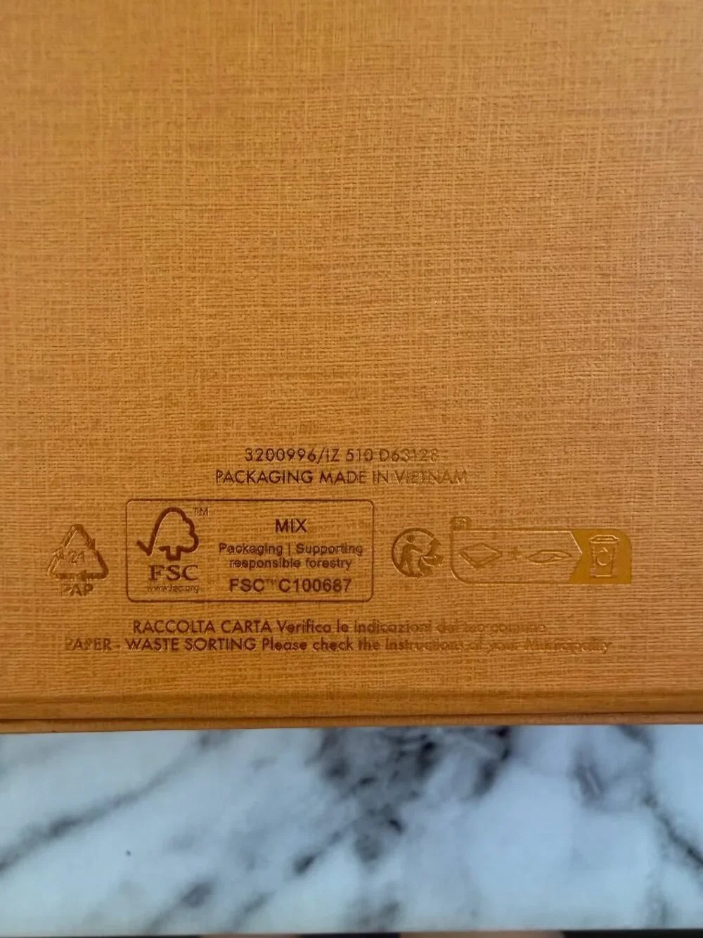 Louis Vuitton Empty Magnetic Gift Box 14x10x5 Authentic